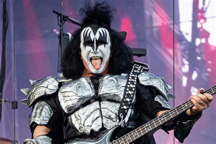 KISS singer Gene Simmons, 69, poses for very rare family portrait as he