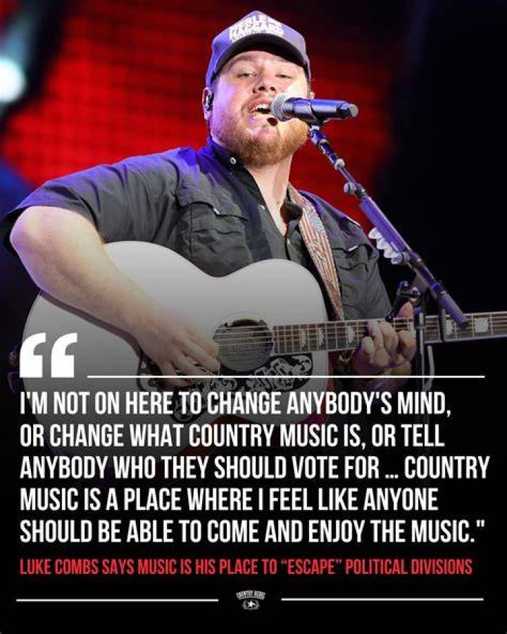 Luke Combs' Political Views: His Stance On The Issues